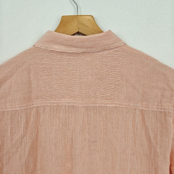 J. McLaughlin Coral Button Down Shirt on - Picture 12 of 12